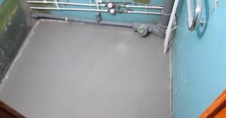 Наливной пол в туалете Верхняя Пышма, цена от 892 руб.